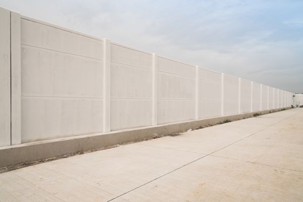 Concrete Fence Construction in Bel Air