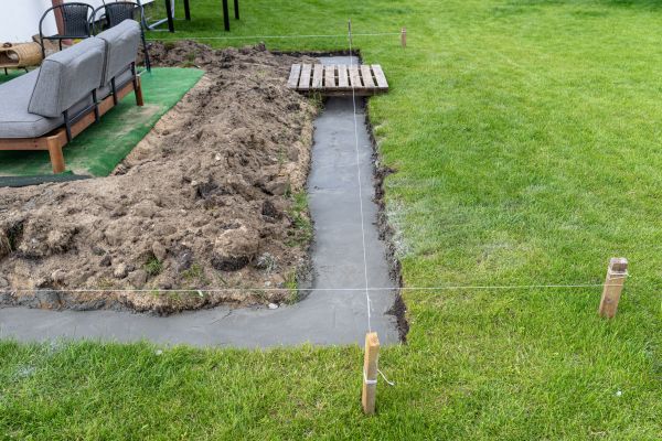 Cement Footer Installation in Bel Air